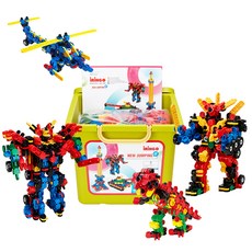 iRingo 新款跳躍阿爾法積木玩具 620p, 混合顏色