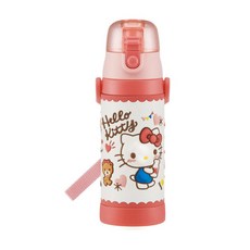 Skater 按壓式不鏽鋼水壺 SDPV5, Hello Kitty款, 480ml