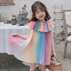 Orangedamom 女童彩虹仙女洋裝