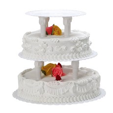 假蛋糕不鏽鋼架 3層 JH-233, 混合顏色, 1個