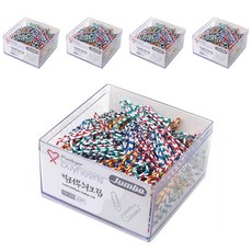 buyhearts Jumbo 彩色圖案迴紋針 JCPP, 5個