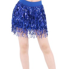 dancedome Mall 6層亮片裙 LDS3300, 藍色