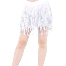 dancedome Mall 6層亮片裙 LDS3300, 白色