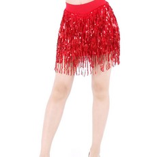 dancedome MOL 6層亮片裙 LDS3300, 紅色