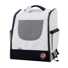 Redpuppy 寵物外出後背包+絨毛毯, 錫灰色