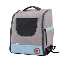 레드퍼피 프리미엄 울프 반려동물 이동가방 + 워머, 다크그레이, 1개