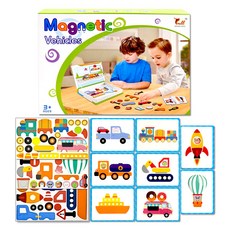 Blumato 安裝汽車磁鐵拼圖遊戲套裝, 1套, 56件