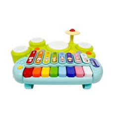 BlueMato 英語學習木琴鼓音樂玩具 GWI001, 混色