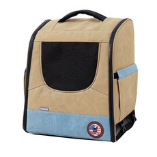 레드퍼피 프리미엄 울프 반려동물 이동가방 + 워머, 브라운, 1개