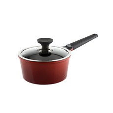 Lacena IH電磁爐適用單柄陶瓷塗層湯鍋, 混色, 20cm, 1個