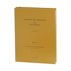 ICONIC 線圈活頁4*6相片收藏冊, Mustard