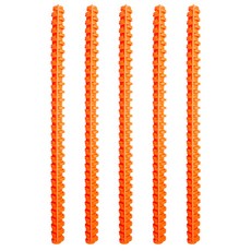 칼 루즈 제본 와이어링 3개입 5p, 10mm, 오렌지, 1세트