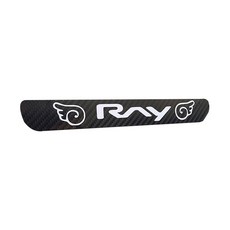 Kia Ray輔助剎車燈面發光亮點裝飾翼 4D貼紙, 碳黑, 1個