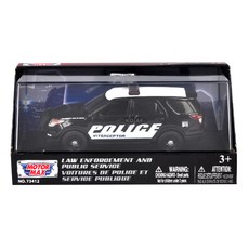 MOTOR MAX 1:43 2015 Ford Police Intercept Utility Police Patrol Car Free Wheel 540M79471, 混色