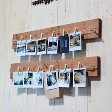 GGUN'S 木質照片掛架 911號 2入, 核桃