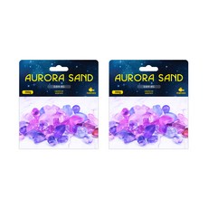 MOBYDICK 極光砂 大 350g 魚缸底部裝飾, 混合顏色, 2個