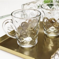 Glasslock 強化水晶馬克杯, 280ml, 6入