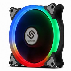 수트마스터 Halo 120F RGB SPECTRUM 케이스 팬 쿨러, 1개