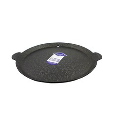 Anycook 雙耳圓形麥飯石排油烤盤, 中號（直徑 330mm x 高度 41mm）, 1個