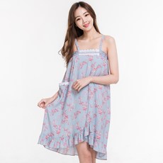 ELINE 女款花卉圖案細肩帶洋裝