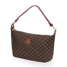 CCREANG 皮革拼接日常肩揹包斜揹包 S740, 棕色