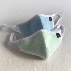 YEROOYENA 孩童緹花可替換式3D立體口罩 2入 +夾鍊袋組