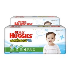 하기스 네이처메이드 썸머 밴드형 기저귀, 4단계, 96매