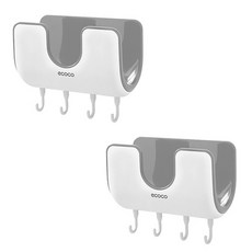 블럭마트 주방 냄비뚜껑 거치대 조리도구걸이, 그레이, 2개