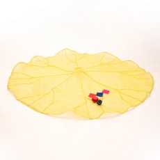 HAYUL工房高級麻傳統花苞荷葉飯桌布 綠豆色, 2個