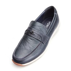 博寧男士天然牛皮大像水洗易走休閒鞋RIN296NV
