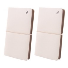 RIHOON 3個月學習計畫本 2入+貼紙 2款 各2入, 象牙白