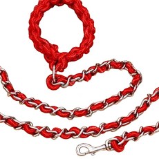 BROTHER PET 大型犬牽繩 3mm, 1個, 紅色的