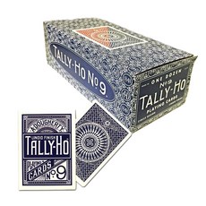 BICYCLE 12 套 TALLY HO 圓袋撲克牌, 藍色