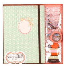 JH 公司折疊剪貼簿 DIY 套組, 薄荷