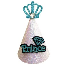 WOW PARTY KOREA Prince Crown 閃光氈罩, 混色, 1個