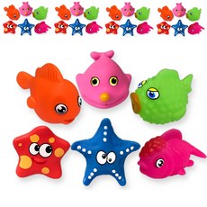 BlueMato 沐浴玩具 6入 5組, 混色