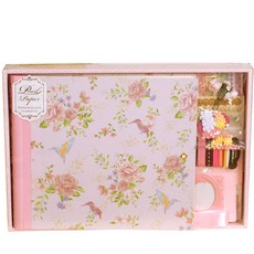 JH 公司花卉剪貼簿 DIY 套組, 粉色的