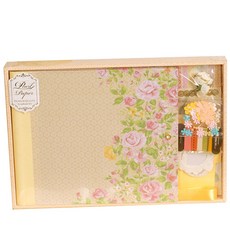 JH 公司花卉剪貼簿 DIY 套組, 黃色的