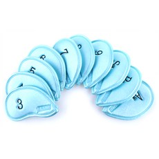 Pearl Shiny高爾夫球鐵桿套 10個入, 藍色