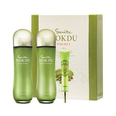 SENITE 綠豆基礎保養品 2入+精華樣品 30ml, 1套