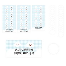 Dona&Deco 零用錢信封 + 貼紙組, 信封(087 Fany 祝你健康茁壯地成長), 貼紙(透明), 30套