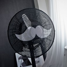 베베데코 모던수염 프리미엄 선풍기 안전망 2p, 모던블랙수염