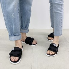 ShoesN 魔鬼氈厚底拖鞋 SN046, 黑色, 240