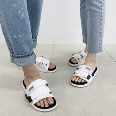 ShoesN 魔鬼氈厚底拖鞋 SN046, 白色, 230