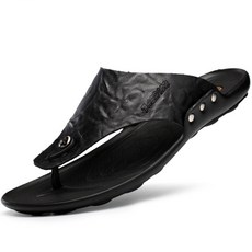 Kong 男性 K SHOES 皮革人字拖 夾腳拖