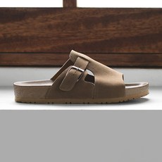 理查扣環帶拖鞋 3.5cm TY6507, 米色, 255