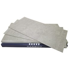 한우 PP 점착블럭 HN-208 60 x 30 cm, 시멘트 그레이, 18개