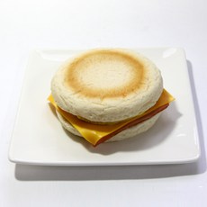 DON'T EAT 漢堡模型+方形盤子, 混色