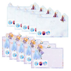 kumhong Frozen 2 Pekom Pyeonseon 紙套組 2 x 5p, 紫色, 藍色, 1套