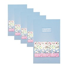 STUDIO EIGHT 造型紙膠帶組 100*15mm, 2 花, 5入